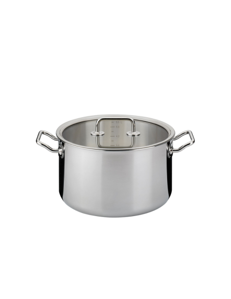 Spring Brigade Basic Kookpan 24 cm met glazen deksel 6,5L