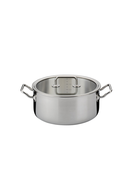 Spring Brigade Basic Kookpan 24 cm met glazen deksel 4,7L