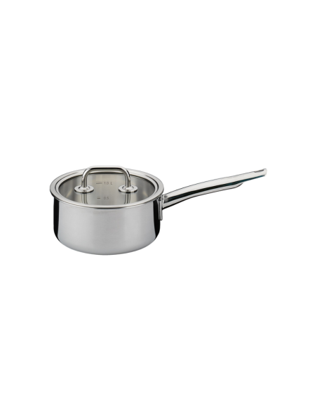 Spring Brigade Basic Steelpan 16 cm met glazen deksel