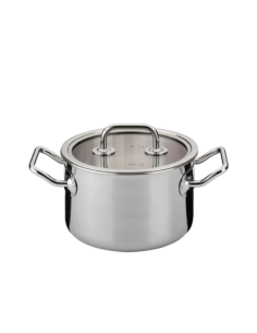 Spring Brigade Basic Kookpan 16 cm met glazen deksel 2L