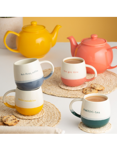 Price & Kensington Koffie-/Theekop ''Positivi-Tea''