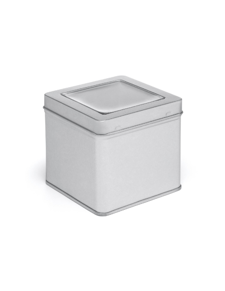 Theedoos met 4 blikjes en maatlepel