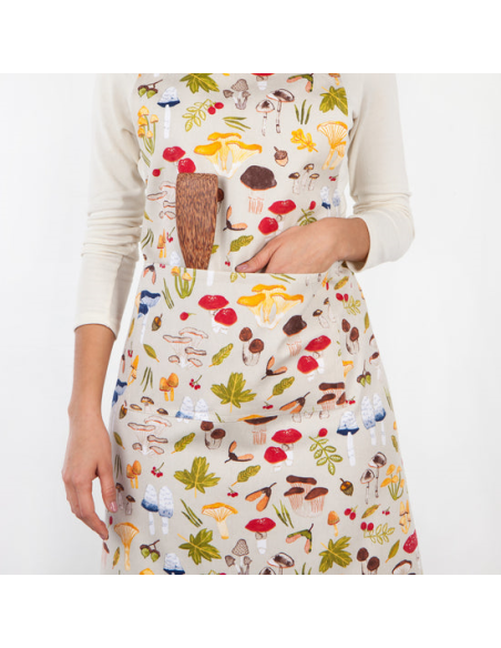 Now Designs Keukenschort Field Mushrooms