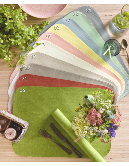 Sander Placemat Bistro Allegro 77 blauw