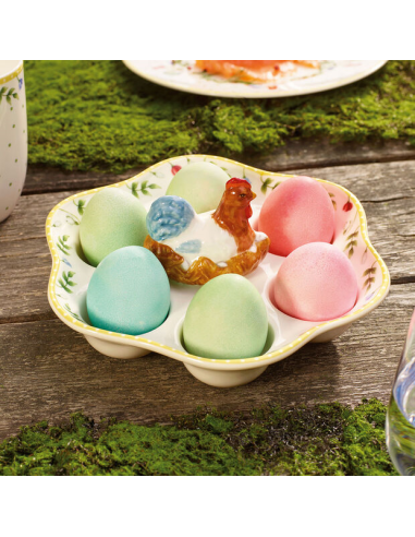 Villeroy en Boch Eierbord haan en kip SPRING AWAKENING