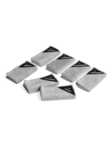 Klud vaatdoekjes Grey - Set van 7