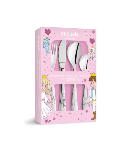 Kinderbestek Prinses 4-delig