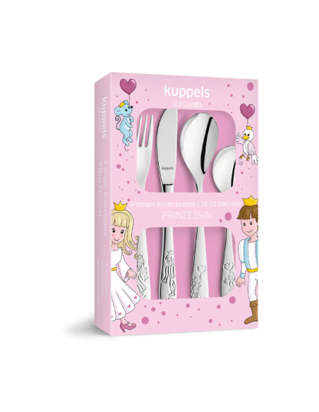 Kinderbestek Prinses 4-delig