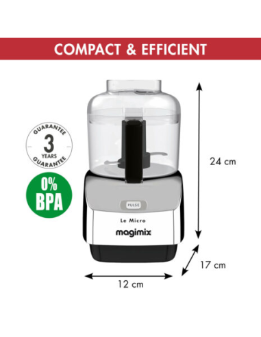 Magimix Le Micro hakker chroom
