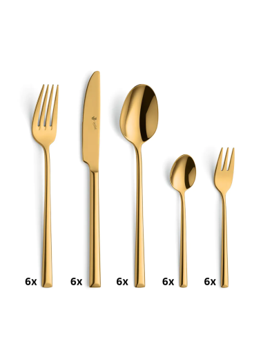 Bestek Vivendi PVD Gold  6-pers, 30-delig
