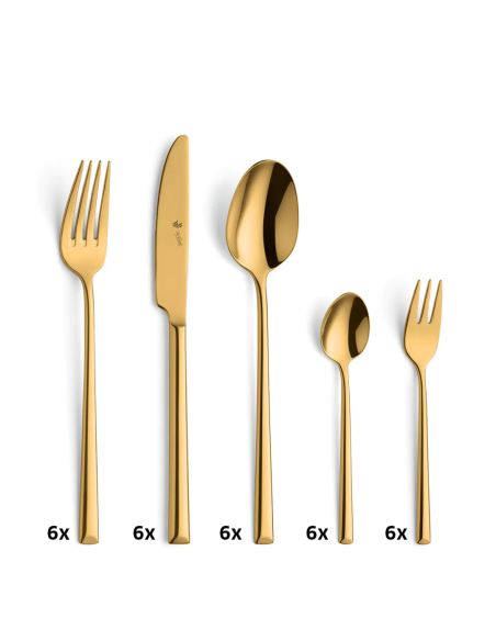 Bestek Vivendi PVD Gold  6-pers, 30-delig