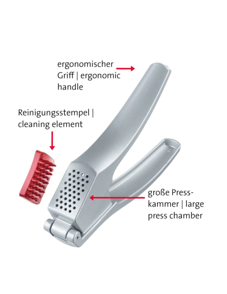 Ggietmetalen Knoflookpers Josie Black
