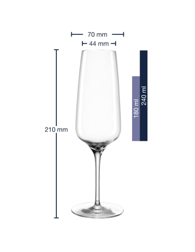 Leonardo Champagne Cesti 240 ml.