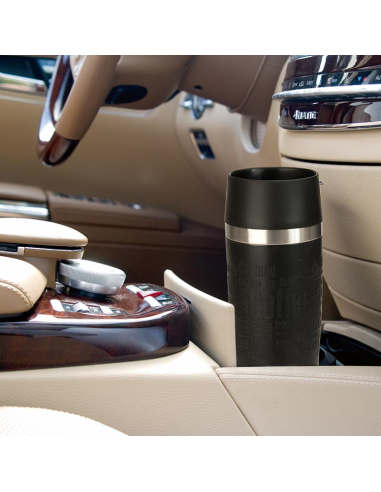 Travel Mug Thermobeker RVS 360 ml Zwart