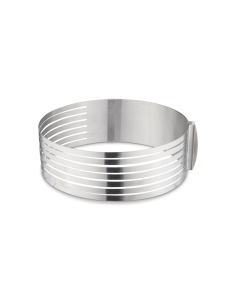 Taartsnijring RVS verstelbaar 24-31 cm