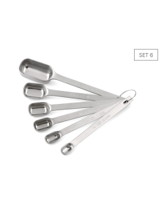 Maatlepels RVS Profi kwaliteit set van 6