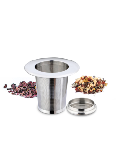 RVS Theefilter met onderzetter