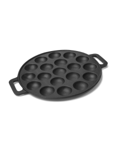 Poffertjespan Gietijzer 24 cm - 19 gaats