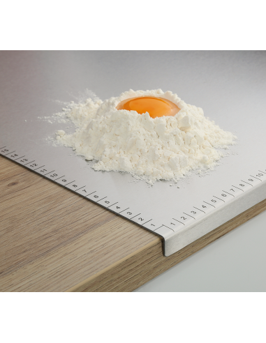 Keukenwerkblad RVS 50x40 cm.