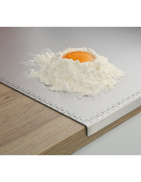 Keukenwerkblad RVS 50x40 cm.
