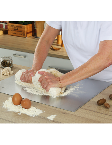 Keukenwerkblad RVS 50x40 cm.