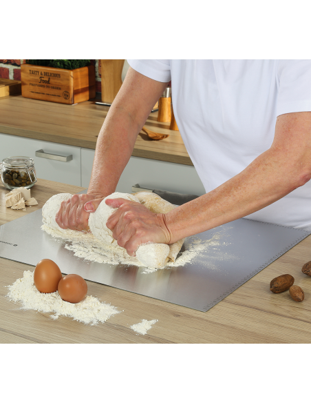 Keukenwerkblad RVS 50x40 cm.