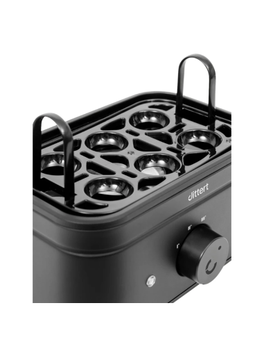 Dittert automatische Eierkoker Dark zwart RVS