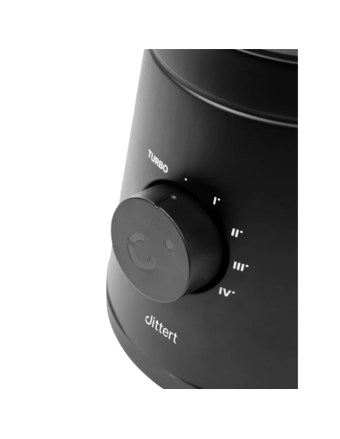 Dittert Blender Dark mat zwart RVS 1300 Watt