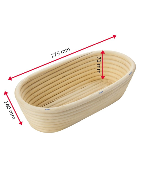 Broodrijsmand Rotan ovaal 28 cm