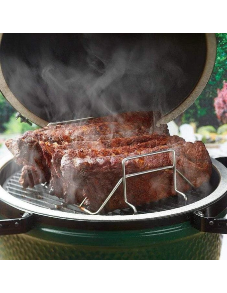 Big Green Egg Ribs and Roasting Rack M, S