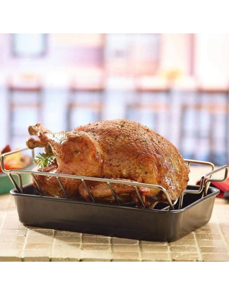 Big Green Egg Ribs and Roasting Rack M, S