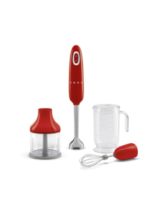 Smeg Staafmixer Set 50's Retro Style, Rood