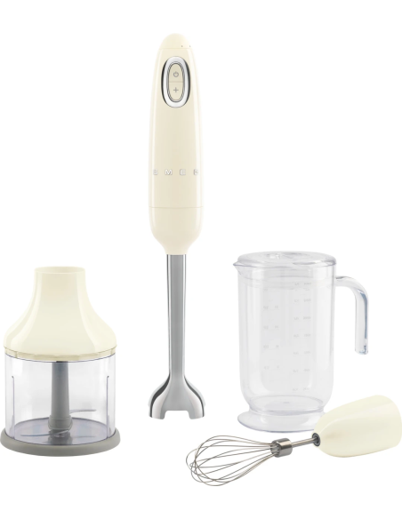 Smeg Staafmixer Set 50's Retro Style, Crème
