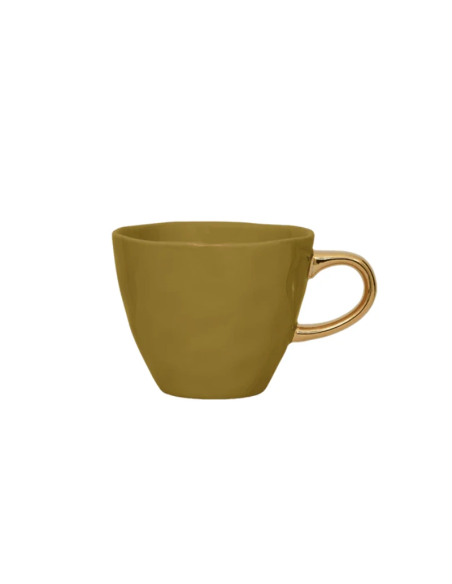 Urban Nature Good Morning Koffie kopje  Ø8 cm - Amber green