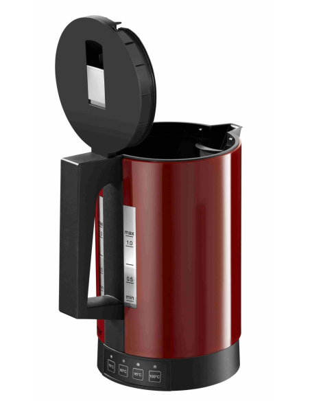 Ritter instelbare Waterkoker rood