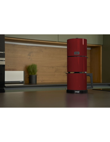 Ritter filterkoffiezetter rood