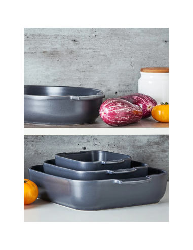 Peugeot Appolia Ovenschaal 36 cm Leisteen Grijs