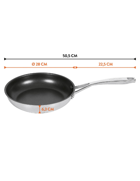 CHEFS&CO Koekenpan antikleef 28cm