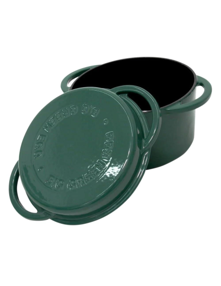 Big Green Egg Green Dutch Oven Round