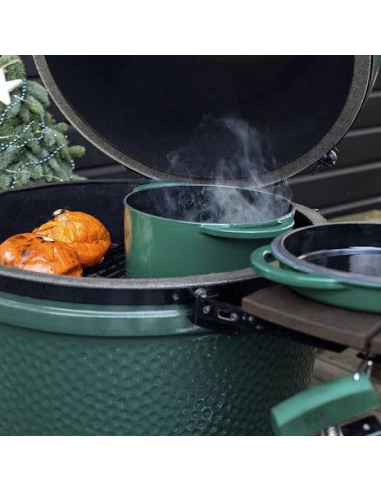 Big Green Egg Green Dutch Oven Round