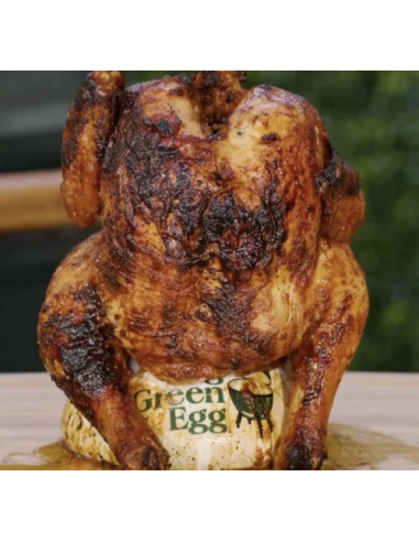 Big Green Egg Sittin'Turkey Ceramic Roaster