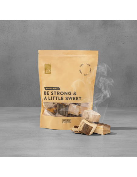 Big Green Egg Smokin’ Flavours Rook Chunks Hickory 1,5 kg