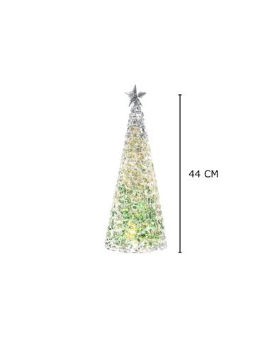 Kerstboom Glamour Led Groen 44 cm