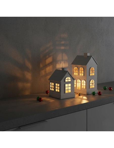 Sompex Glamour Huis LED wit 16 cm Sompex Glamour Huis LED wit 16 cm