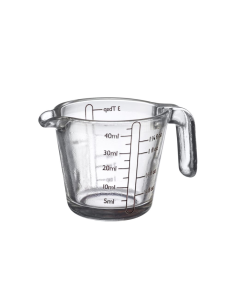 Mini-maatbeker glas voedselneutraal