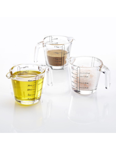 Mini-maatbeker glas voedselneutraal