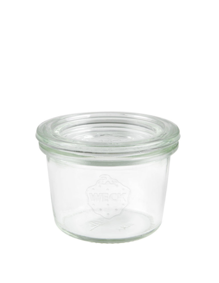 Set van 12 Amuseglazen met deksel 80ml (Weckglazen)