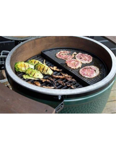 Big Green Egg Half Cast Iron Plancha L