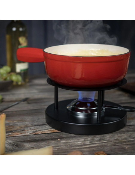 Kuhn Rikon Caquelon gietijzer Rood 24 cm