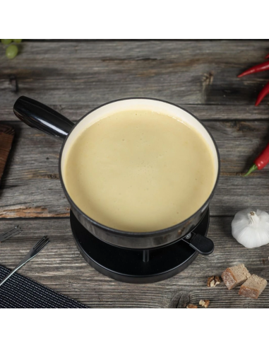 Kuhn Rikon Caquelon gietijzer Zwart 24 cm